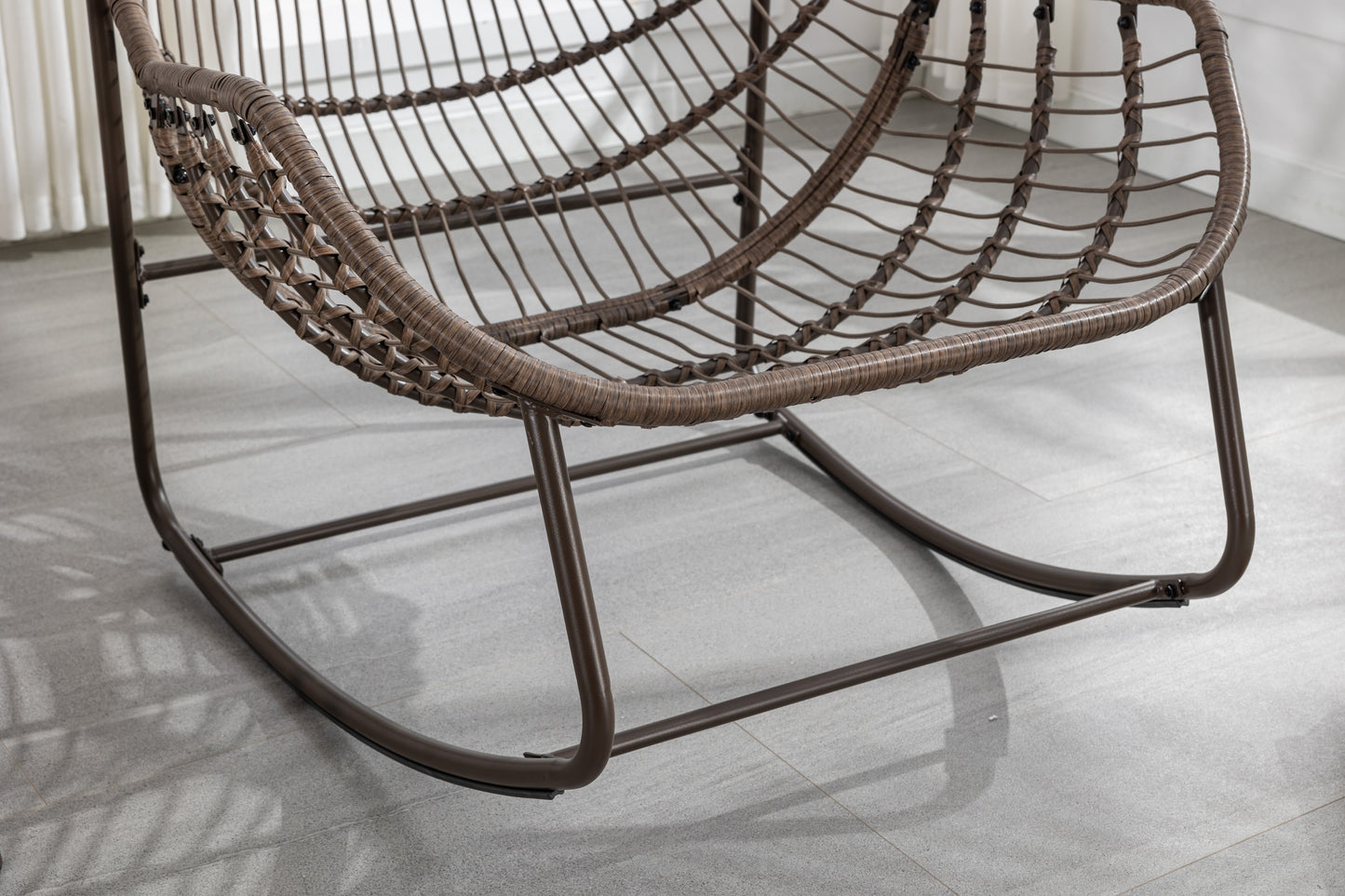 Rattan Rocking Recliner Chair