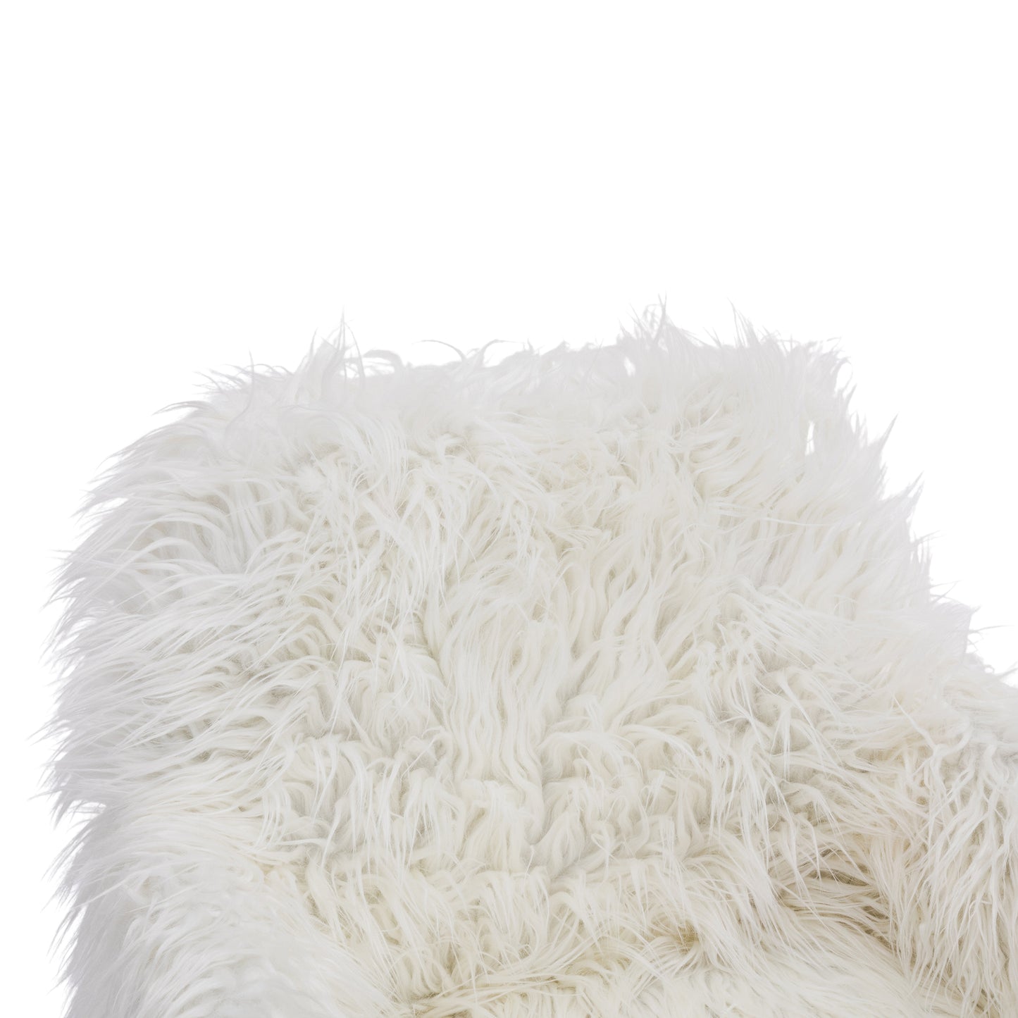 Modern Faux Fur Vanity Chair