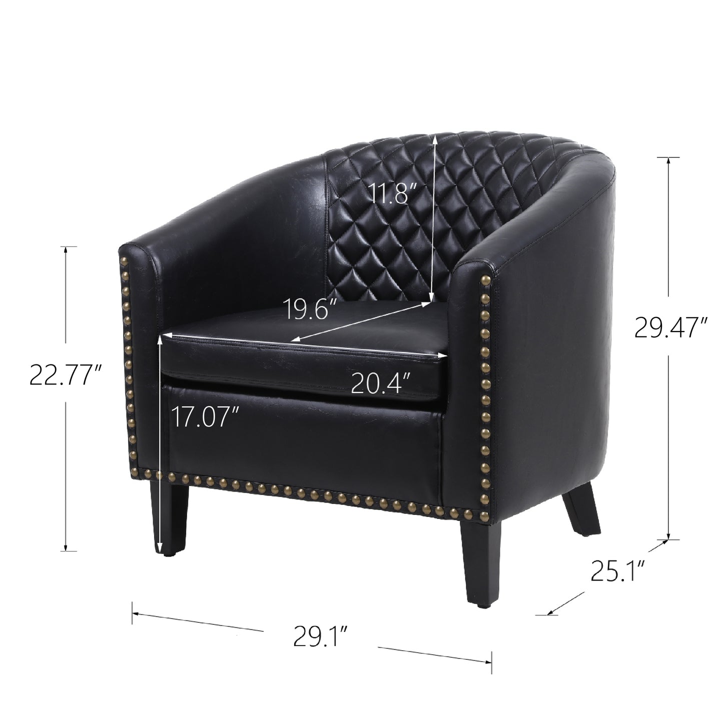 COOLMORE Club Barrel Chair