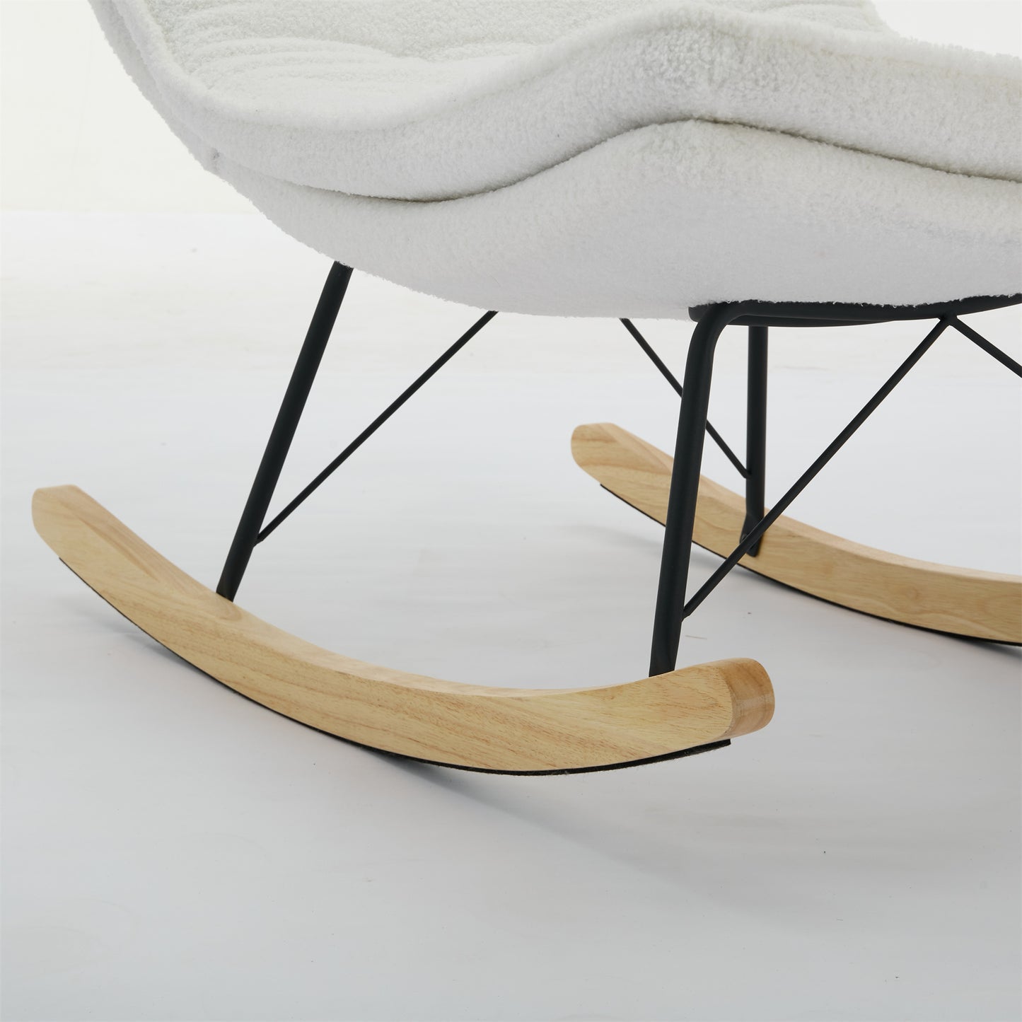 Cozy Armless Rocking Chair