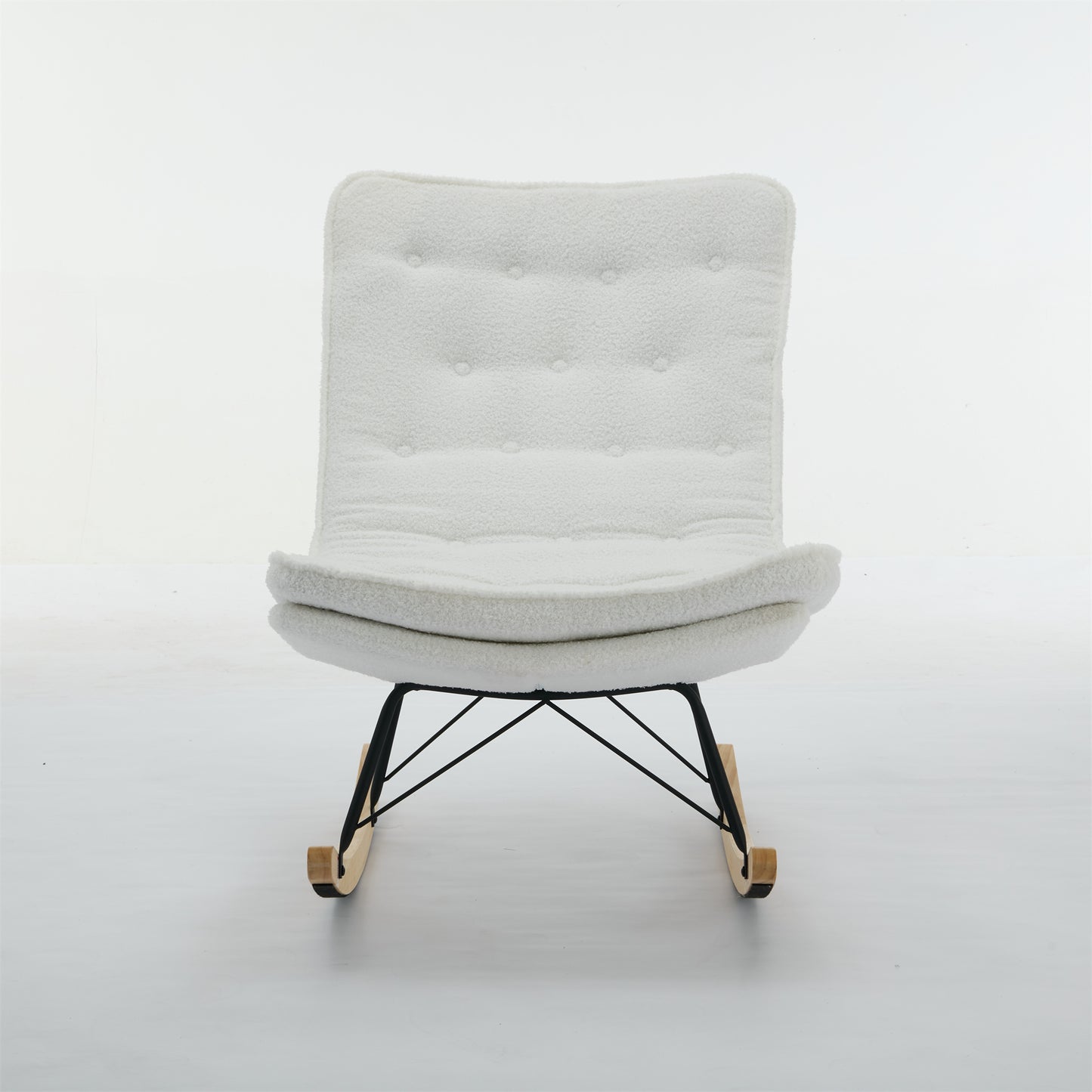 Cozy Armless Rocking Chair