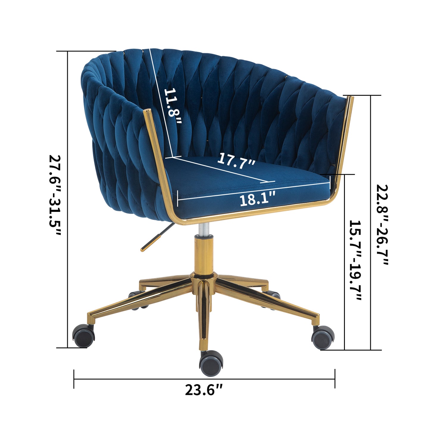 Modern Woven Backrest Office Chair