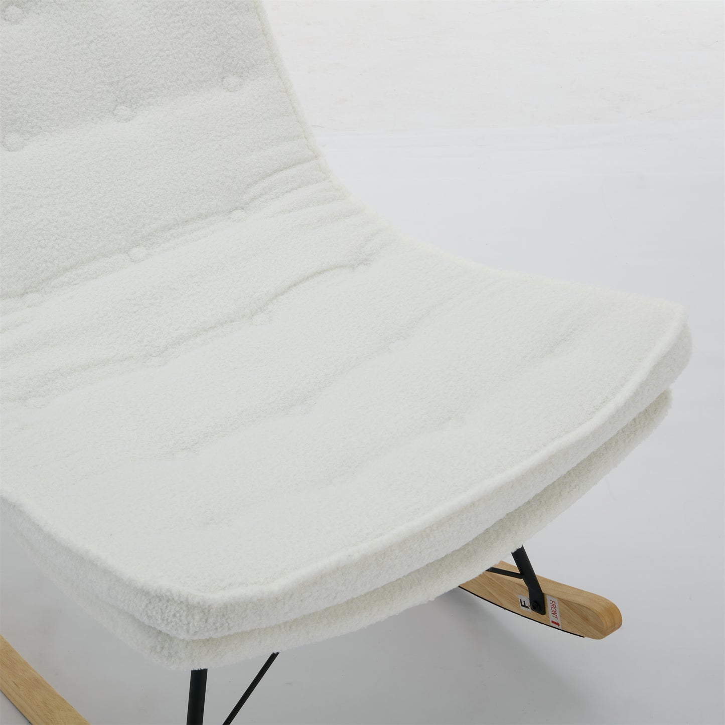 Cozy Armless Rocking Chair
