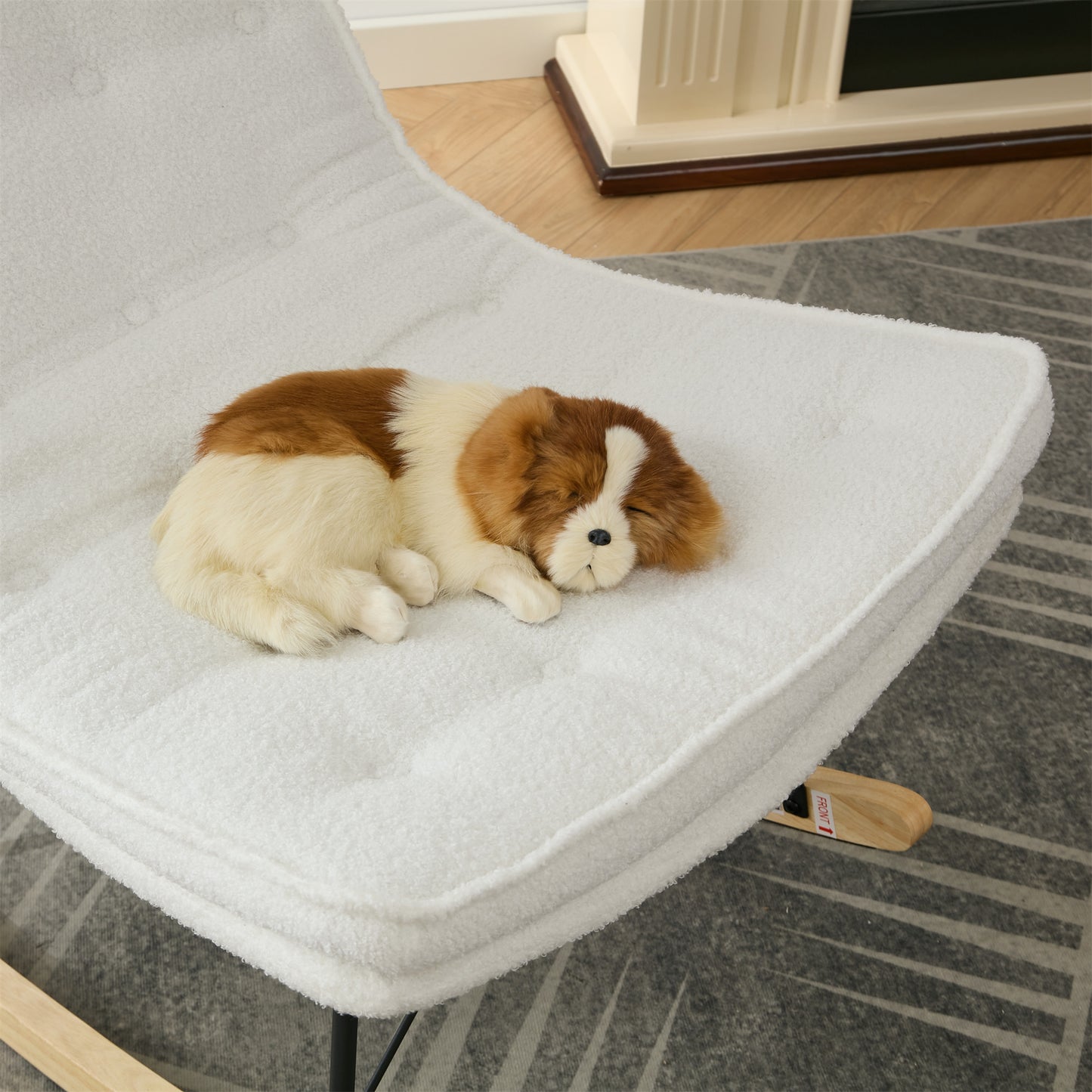Cozy Armless Rocking Chair