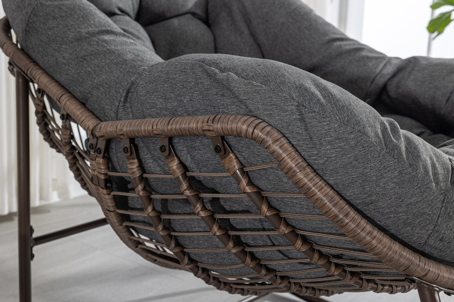 Rattan Rocking Recliner Chair