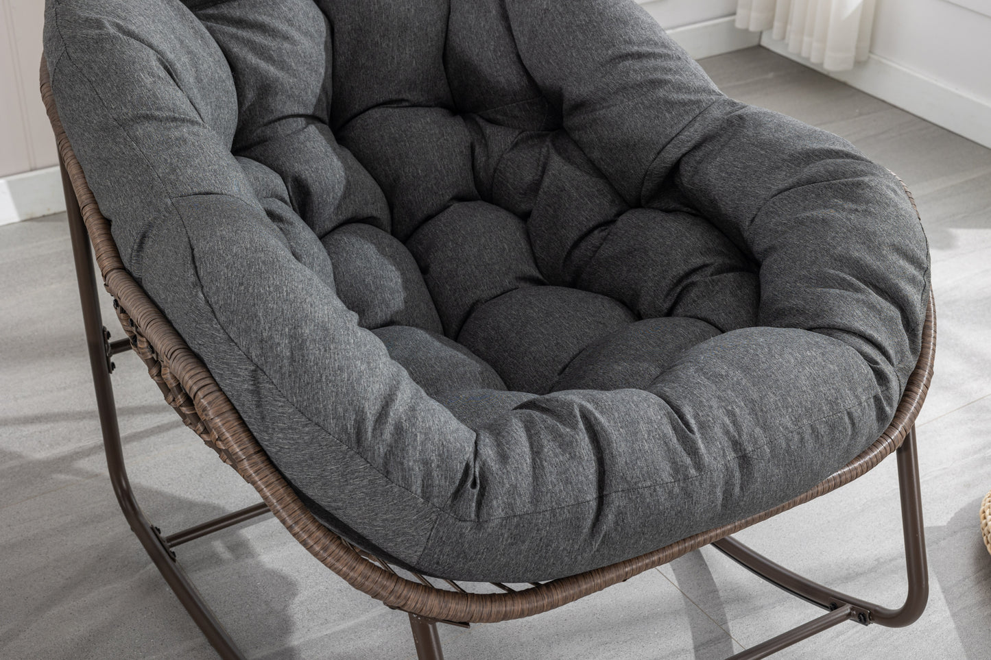 Rattan Rocking Recliner Chair