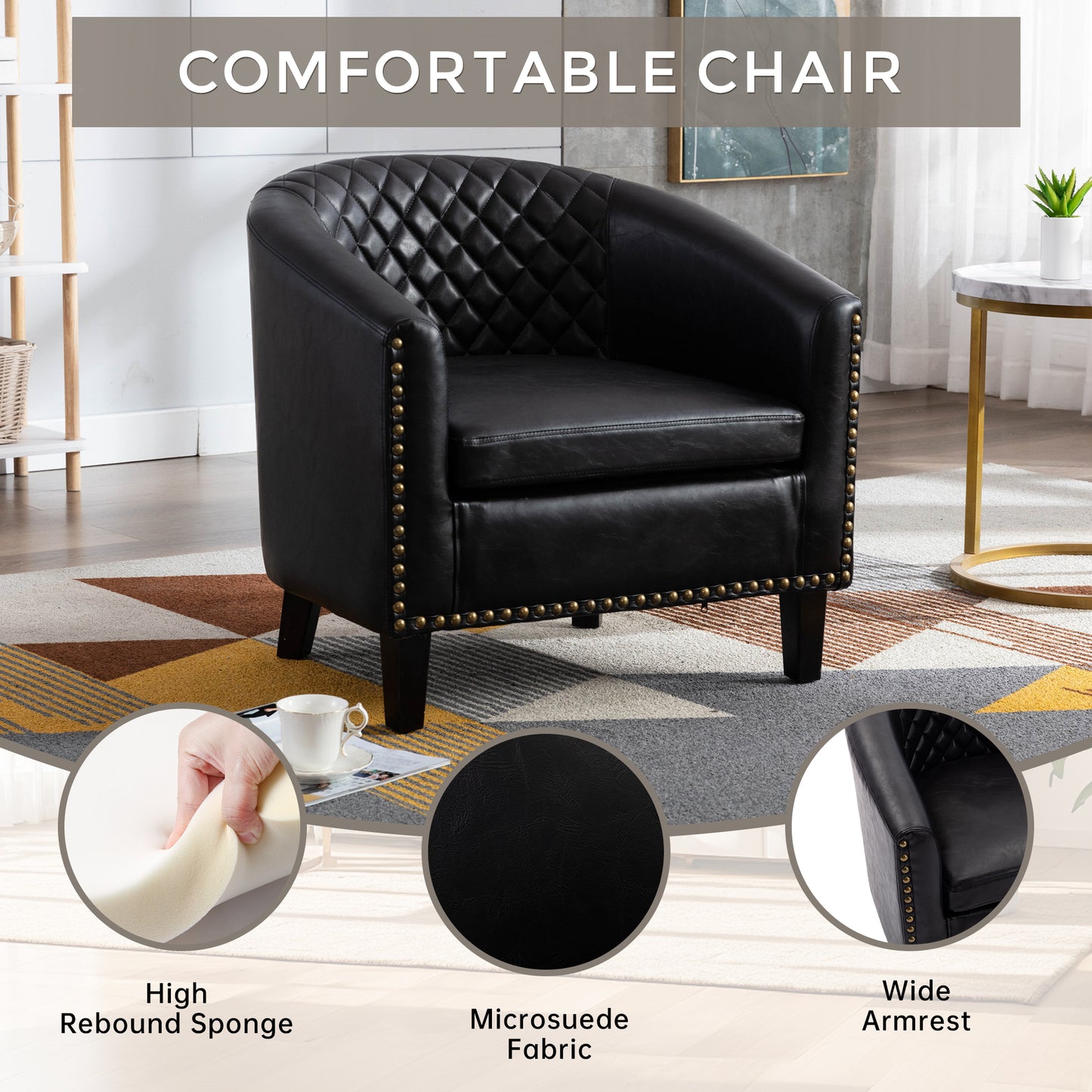 COOLMORE Club Barrel Chair